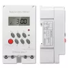 DIN-liistule paigaldatav elektrooniline taimer QOLTEC PC0629 — 24 V toide, 16 A väljund