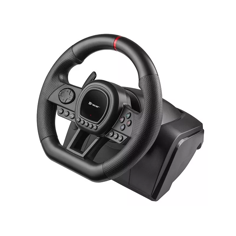 Manuaalkäigukasti vahetaja TRACER TRAJOY47345 — juhtmega 6-ühes simracing-kontroller, 1,8 m kaabel, must, ergonoomiline libisemiskindel käepide, 270° pöörlemine