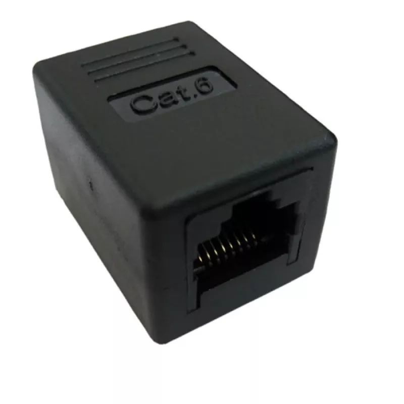 RJ-45 Modular Coupler VALUE Cat.6 varjestamata must