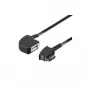 Wentronic Goobay TAE-F pikenduskaabel 4-kontaktiline, must, 15 m - TAE-F-pistik TAE-F-pesasse (68000)