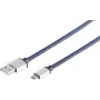USB-kaabel S/CONN 14-50029 2m USB A Micro-USB B Sinine