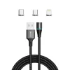 Savio CL-152 USB-kaabel 1 m USB 2.0 USB C Micro USB A/Lightning must