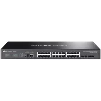 TP-Link Omada SG5428X võrgulüliti, hallatav, L3, Gigabit Ethernet (10/100/1000), must