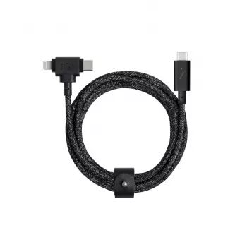 Laadimis- ja andmekaabel native union Belt kaabel Duo Pro USB-C to USB-C and Lightning Must