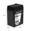 UPS aku Sealed Lead Acid roheline Cell AGM6V5AH-J 6 V 5 Ah