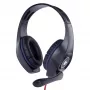 Wired gaming headset GEMBIRD GHS-05-B, circumaural, 20–20000 Hz, 2 m kaabel, 250 g, Must/blue