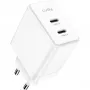 USB-C laadija Cudy CH40_EU 40W 2-pordiline USB-C/USB-A kiirlaadimine