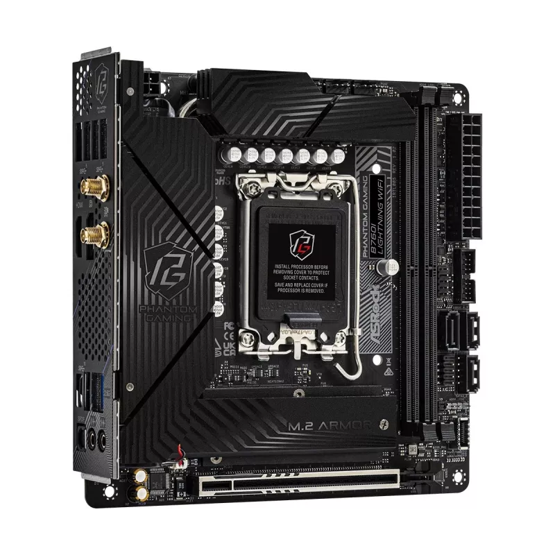 ASRock B760I Lightning WiFi DDR5 Mini-ITX LGA1700 emaplaat