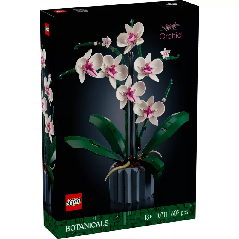 LEGO 10311 Icons Orhidee Kunsttaimede Ehituskomplekt Lilledega Kodukaunistuse Aksessuaar Täiskasvanutele Botaaniline Kollektsioon Kingitus Abikaasale