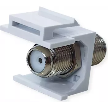 VALUE ROLINE Keystone-Coupling F-Type Plastik Nickelplatte (25.99.8214)