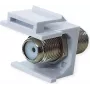 VALUE ROLINE Keystone-Coupling F-Type Plastik Nickelplatte (25.99.8214)
