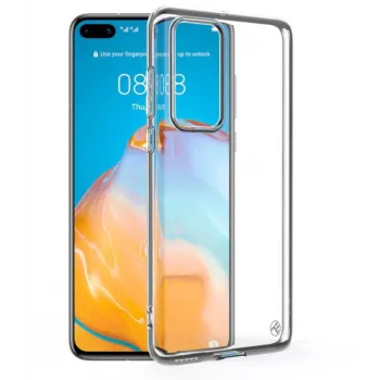 Kaitsev silikoonümbris Tellur Huawei P40-le, läbipaistev