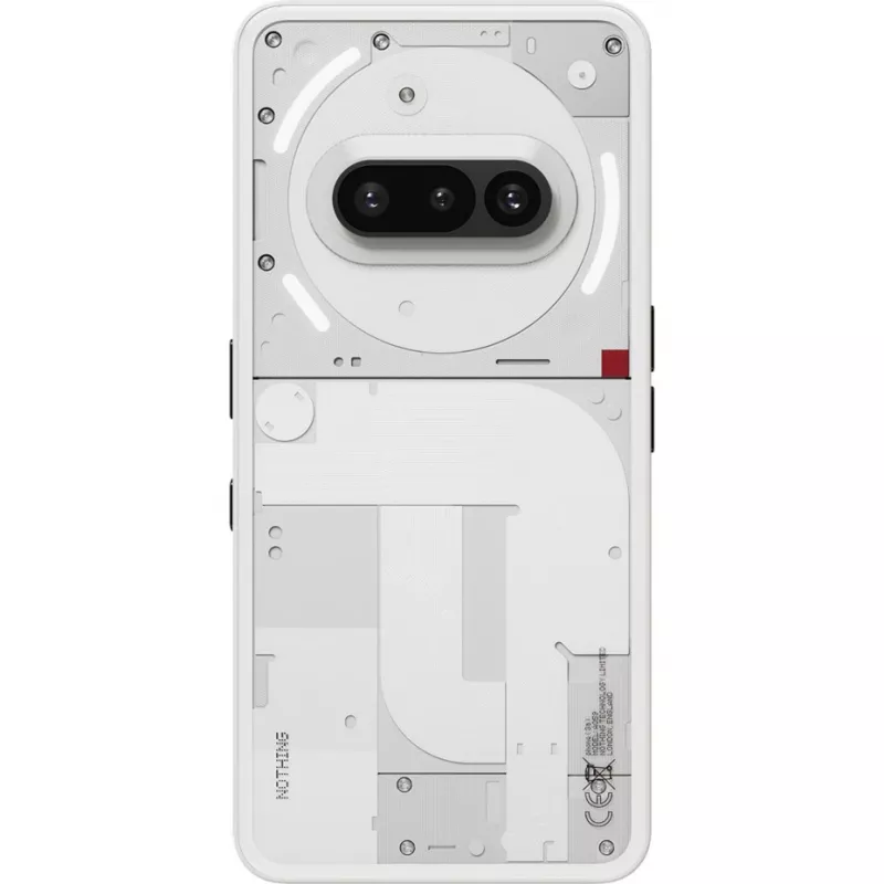 Nothing Phone (3a) 17,2 cm (6,77 inch) Dual SIM Android 15 5G USB Type-C 12 GB 256 GB 5000 mAh Valge