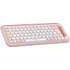 Logitech POP Icon Combo - klaviatuuri- ja hiirekomplekt - juhtmevaba - Bluetooth LE - QWERTY - US International - roosa, valkjas (920-013142)