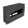Rack accessory DELOCK 67320 — metal cover strip, Must, 1 pc