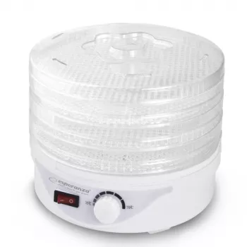 Esperanza EKD003 toidu kuivati, läbipaistev, valge, 250 W