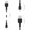 Lightningi kaabel AUKEY CB-AL05 1m must