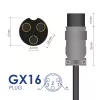 Akyga AK-EV-05 elektrijalgratta laadija 48 V akudele, 54,6 V / 2 A, 110 W, GX16 12 mm pesa, 1 m