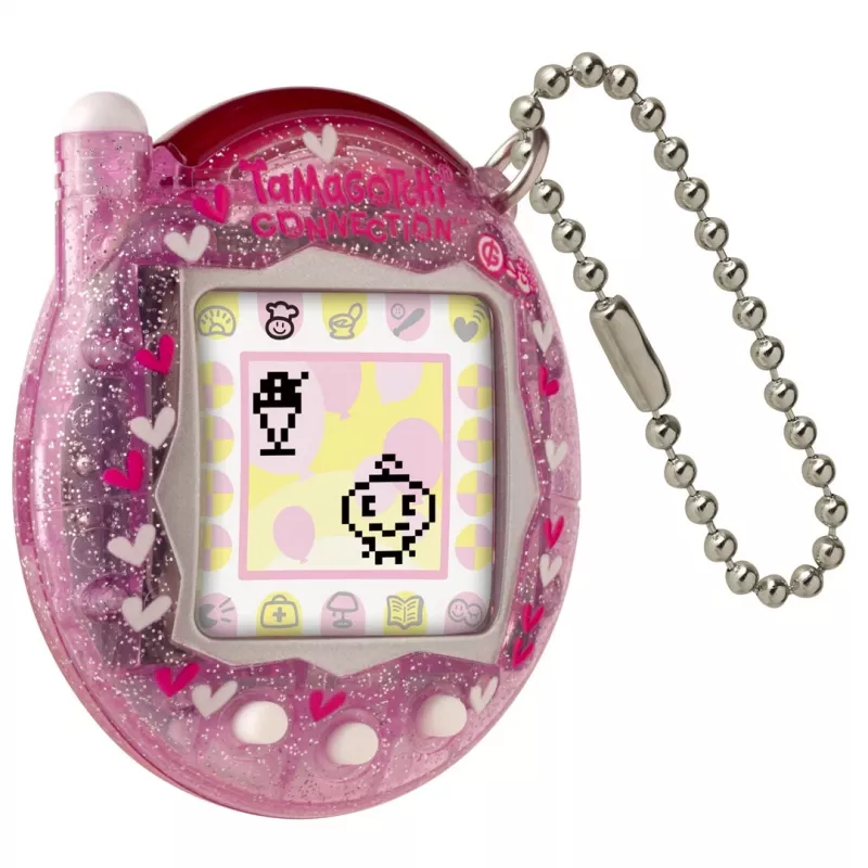 Käsi digitaalne lemmikloom Bandai Tamagotchi Connection Pink Glitter — virtuaalne lemmikloomamänguasi