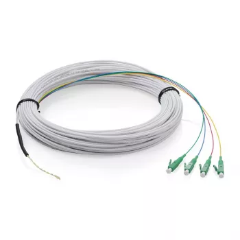 FTTH viigukaabel DIGITUS, ühemoodiline, 4 kiudu 4 LC/APC pistikuga, 30 m