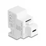 DELOCK Keystone-moodul USB-C PD 20W laadimispesaga, valge