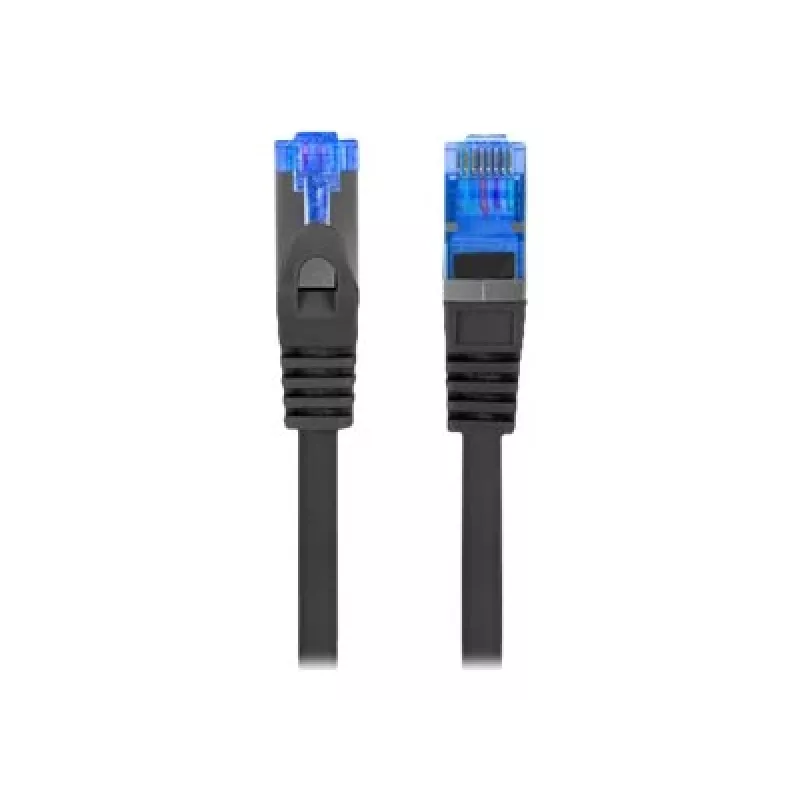 Võrgukaabel LANBERG PCF6A-10CC-0100-BK — Cat6a S/FTP, 1 m, RJ-45, must