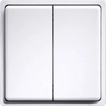Juhtmeta mini vajutuslüliti Eltako FMT55/4-rw valge (MPN 30000262)
