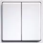 Juhtmeta mini vajutuslüliti Eltako FMT55/4-rw valge (MPN 30000262)