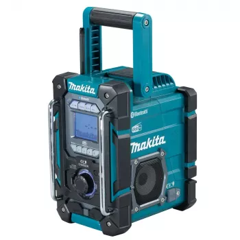 Kaasaskantav raadio Makita DMR301 — DAB/DAB+/FM/AM, USB-A, 18V Li‑Ion, pritsmekindel