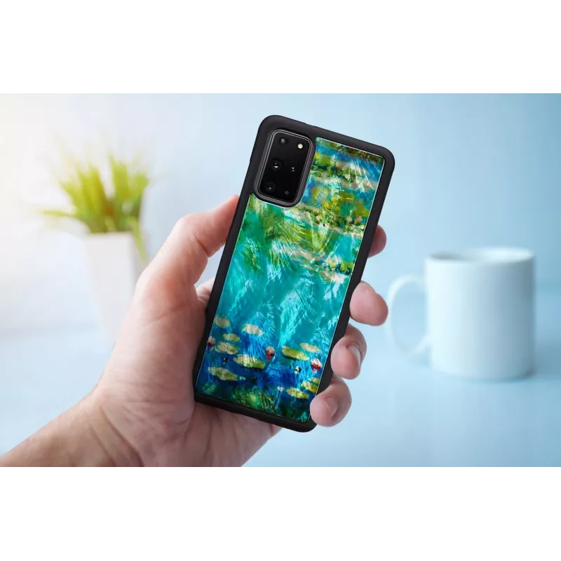 iKinsi telefonikott Samsung Galaxy S20+ jaoks — must vesirooside disain