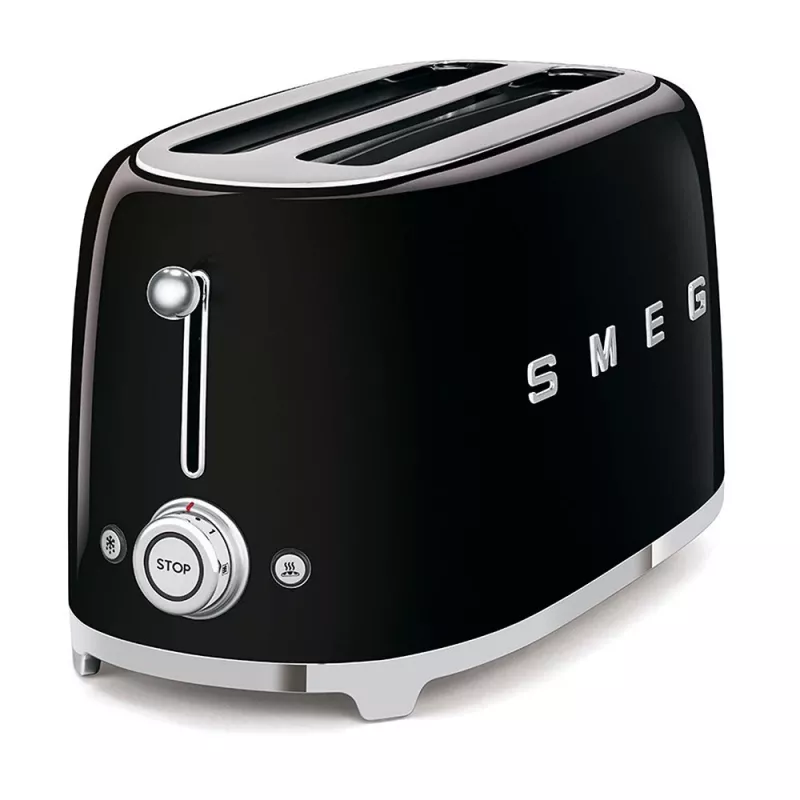 Smeg - TSF02 Röstseade 4 viilu - Must/lakitud/LxKxS 41x20,8x21,5 cm/6 röstimisastet/1500W