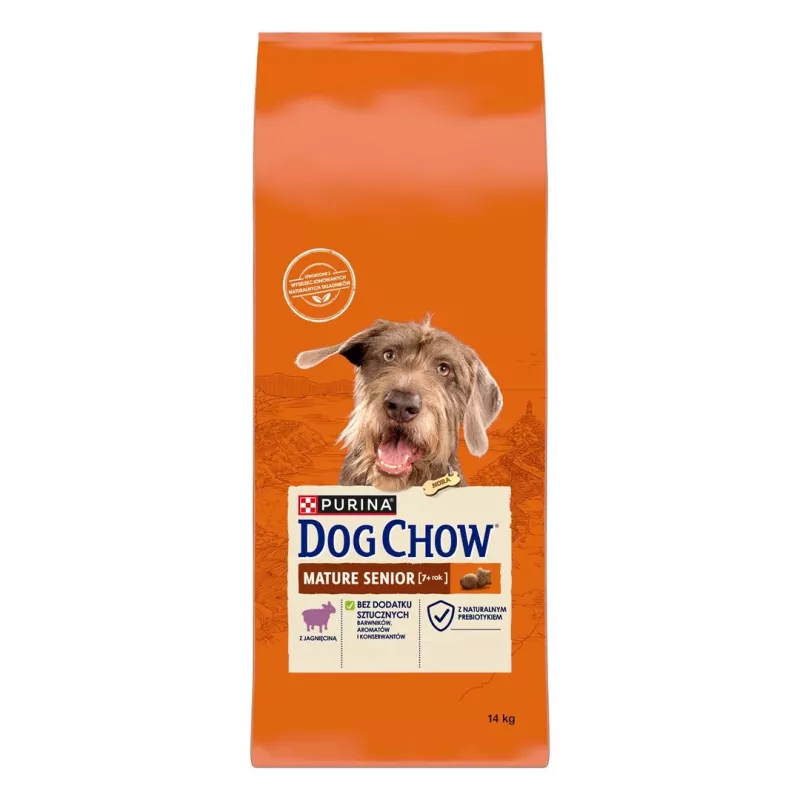 Kuiv koeratoit Purina Nestlé Dog Chow Mature Senior lambalihaga 14 kg, 24% valku, 10% rasva