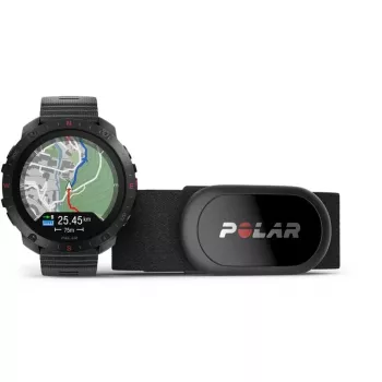 Polar Grit X2 Pro 3,53 cm (1.39) AMOLED Digitaalne 454 x 454 Pikslit Puuteekraan Must GPS (900110286)