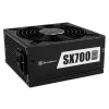 SilverStone SFX-seeria SX700-LPT - V1.1 - toiteplokk (sisemine) - ATX12V 2.4/ EPS12V / SFX-L - 80 PLUS Platinum - AC 120/230 V - 700 Watt - aktiivne PFC - must
