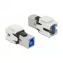 Keystone-moodul DeLOCK 86394 lame valge USB A