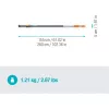 Voolikuhoidja GARDENA 18804-20 Alumiinium Must Oranž 2,6 m