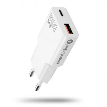 Universaalne USB-seinalaadur everActive SC-380Q Super õhuke QC 3.0 — Quick Charge 3.0, kompaktne disain