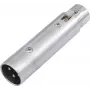 XLR adapter Omnitronic 3-kontaktiline isane 5-kontaktilisele emasele, mudel 30226575
