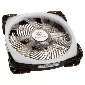 SilverStone SST-AP124-ARGB 120 mm ARGB-korpuseventilaator - must