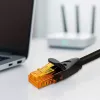 Etherneti ühenduskaabel QOLTEC UTP Cat6 10 m, 2×RJ45, must