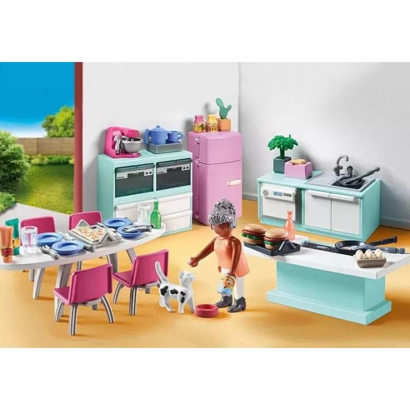 Köök Playmobil My Life Kitchen 71608 Mitmevärviline Plast 4-10 aastat