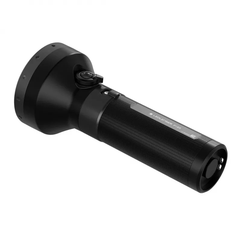 Käsitaskulamp Ledlenser P18R Must, laetav 1000 lm, IP68, 600 m valgusvihk, 18650 aku