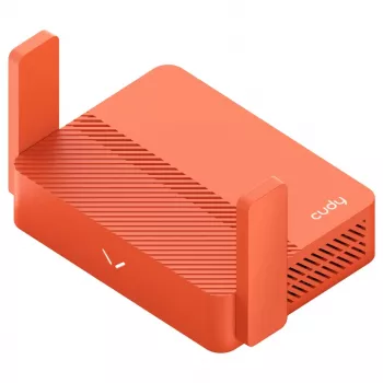 Kaasaskantav ruuter Cudy AC1200 (TR1200) — Oranž, vahelduvvoolutoide, 1x RJ-45 LAN/WAN, USB 2.0