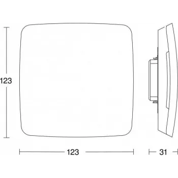 Kohalolekuandur Steinel True Presence KNX Multisensor UP 056353 — laes süvistatav, KNX-ühilduv