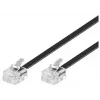 Telefonikaabel Microconnect MPK182 RJ-11 RJ-11 2 m Must