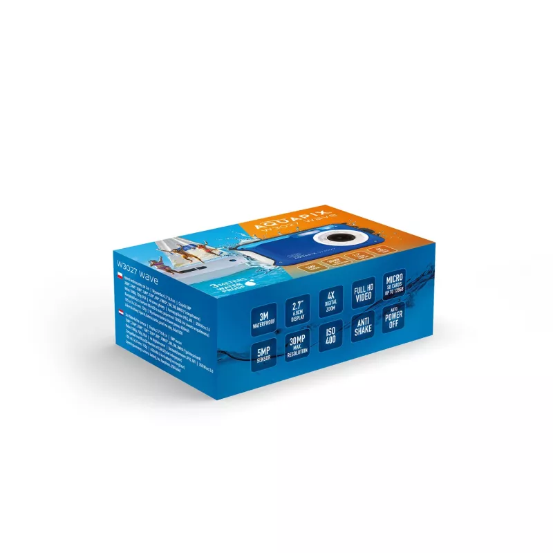 Kompaktkaamera Easypix W3027 Wave 5 MP 1280 x 720 pikslit Sinine