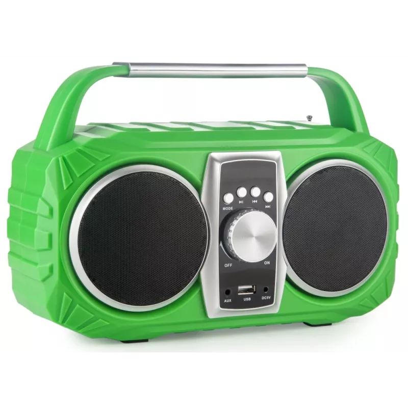 Raadiokell PRIME3 Prime3 APR71GR Neon — äratuskell FM-raadio ja LED-ekraaniga