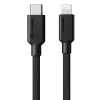 Alogic USB-kaabel 2.0 USB-C isane -- Lightning isane 1m must
