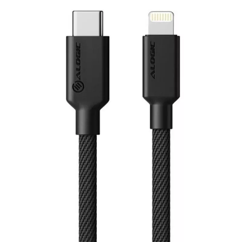 Alogic USB-kaabel 2.0 USB-C isane -- Lightning isane 1m must