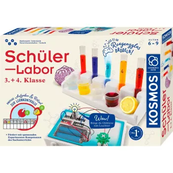 Kosmos Schülerlabor 3. + 4. Klasse, Eksperimendikomplekt, Keemia, 8 a, Mitmevärviline